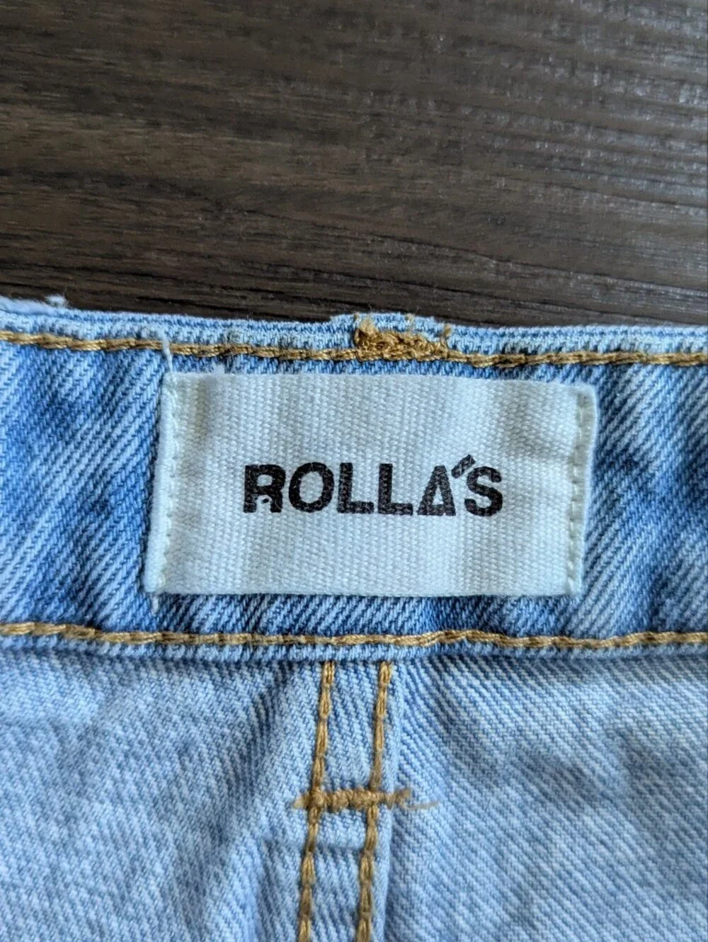 Rolla’s Heidi High Rise Wide Leg Jeans 28 Light Wash Denim Retro Clean Girl Boho